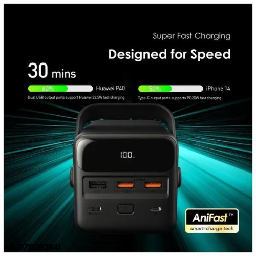 oraimo powerbox 500, oraimo power bank 50000mah, oraimo 22.5w power bank, best power bank Kenya, high capacity portable charger, oraimo fast charging, power bank for smartphones, oraimo accessories