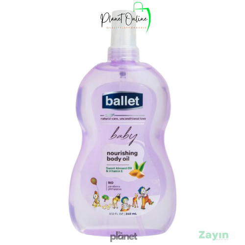 Ballet Baby skincare set, baby moisturizing oil and lotion, newborn baby skin care, baby body oil 250ml, baby lotion 230ml, baby massage oil, gentle baby lotion, hypoallergenic baby skin care,