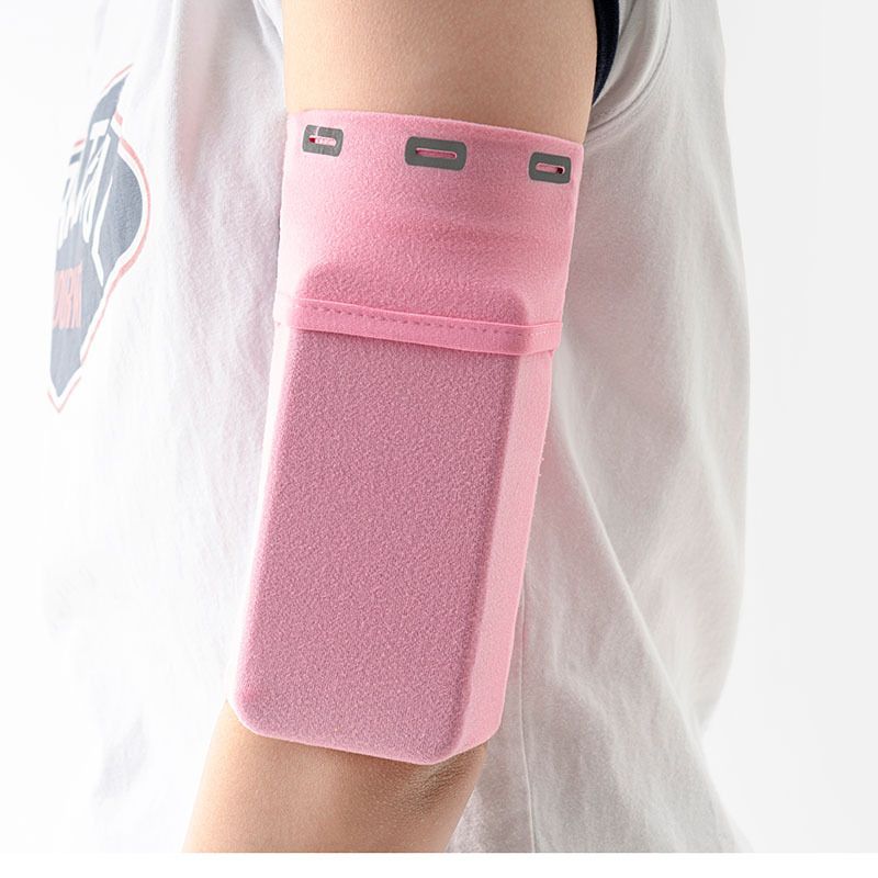 Running Mobile Phone Arm Bag Universal Breathable Sports Accessories Armband Jogging Bag Phone Armband Case Outdoor Arm Bag Sport Phone Armband Bag Running Jogging Case Cover Holder for IPhone Samsung