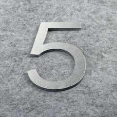 3D Silver For Home Mailbox Hotel Address ABS Acrylic Numeral Tag Number Plate Sign 0 To 9 Door Label Floating House Number Letter Apartment Door Numbers Mailbox Address Sign #0-9