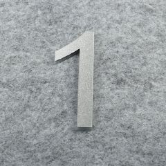 3D Silver For Home Mailbox Hotel Address ABS Acrylic Numeral Tag Number Plate Sign 0 To 9 Door Label Floating House Number Letter Apartment Door Numbers Mailbox Address Sign #0-9