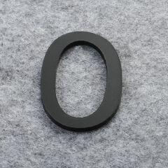 3D Black For Home Mailbox Hotel Address ABS Acrylic Numeral Tag Number Plate Sign 0 To 9 Door Label Floating House Number Letter Apartment Door Numbers Mailbox Address Sign #0-9