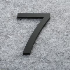 3D Black For Home Mailbox Hotel Address ABS Acrylic Numeral Tag Number Plate Sign 0 To 9 Door Label Floating House Number Letter Apartment Door Numbers Mailbox Address Sign #0-9