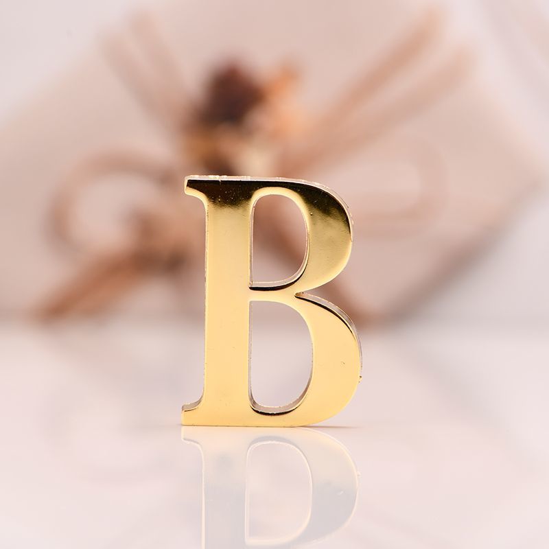 DIY 3D Mirror 26 Letters Wall Stickers Logo Name Alphabet Wedding Love Letters English Wall Home Decor Wall Art Mural Stickers 3D Acrylic Alphabet House Number Wall Sticker English Alphabet Sticker