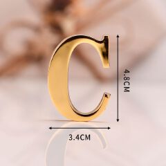 DIY 3D Mirror 26 Letters Wall Stickers Logo Name Alphabet Wedding Love Letters English Wall Home Decor Wall Art Mural Stickers 3D Acrylic Alphabet House Number Wall Sticker English Alphabet Sticker