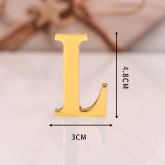 DIY 3D Mirror 26 Letters Wall Stickers Logo Name Alphabet Wedding Love Letters English Wall Home Decor Wall Art Mural Stickers 3D Acrylic Alphabet House Number Wall Sticker English Alphabet Sticker