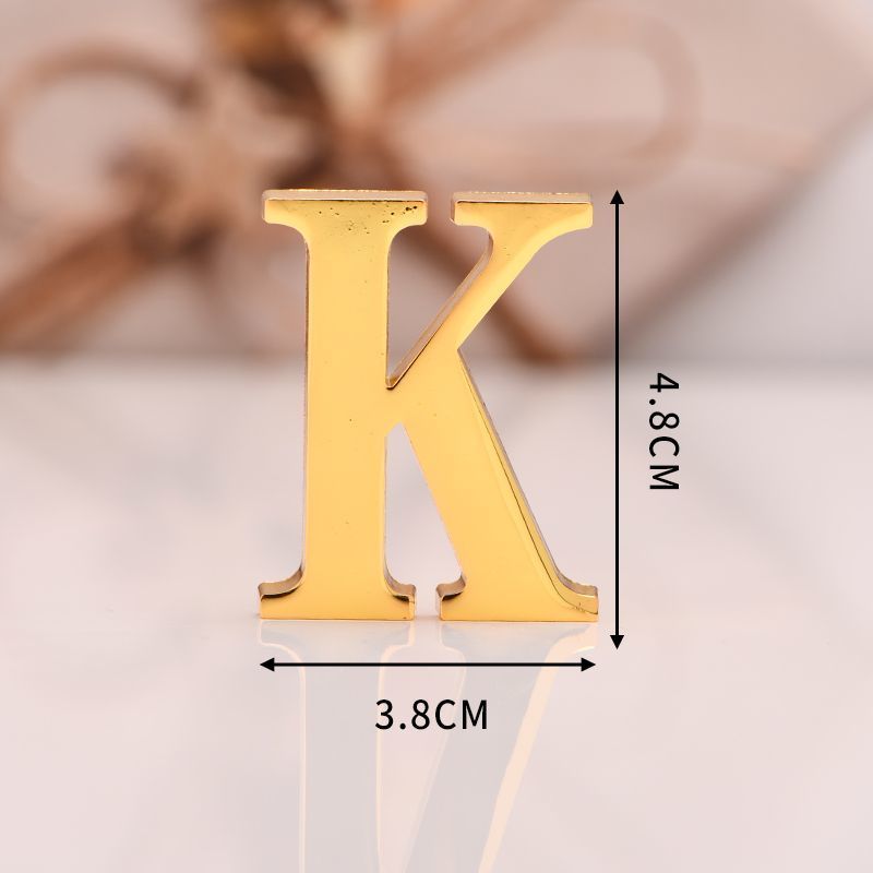 DIY 3D Mirror 26 Letters Wall Stickers Logo Name Alphabet Wedding Love Letters English Wall Home Decor Wall Art Mural Stickers 3D Acrylic Alphabet House Number Wall Sticker English Alphabet Sticker