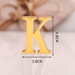 DIY 3D Mirror 26 Letters Wall Stickers Logo Name Alphabet Wedding Love Letters English Wall Home Decor Wall Art Mural Stickers 3D Acrylic Alphabet House Number Wall Sticker English Alphabet Sticker