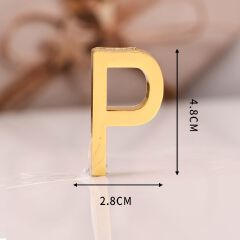 DIY 3D Mirror 26 Letters Wall Stickers Logo Name Alphabet Wedding Love Letters English Wall Home Decor Wall Art Mural Stickers 3D Acrylic Alphabet House Number Wall Sticker English Alphabet Sticker