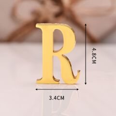 DIY 3D Mirror 26 Letters Wall Stickers Logo Name Alphabet Wedding Love Letters English Wall Home Decor Wall Art Mural Stickers 3D Acrylic Alphabet House Number Wall Sticker English Alphabet Sticker