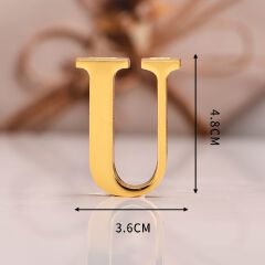 DIY 3D Mirror 26 Letters Wall Stickers Logo Name Alphabet Wedding Love Letters English Wall Home Decor Wall Art Mural Stickers 3D Acrylic Alphabet House Number Wall Sticker English Alphabet Sticker