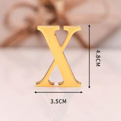DIY 3D Mirror 26 Letters Wall Stickers Logo Name Alphabet Wedding Love Letters English Wall Home Decor Wall Art Mural Stickers 3D Acrylic Alphabet House Number Wall Sticker English Alphabet Sticker