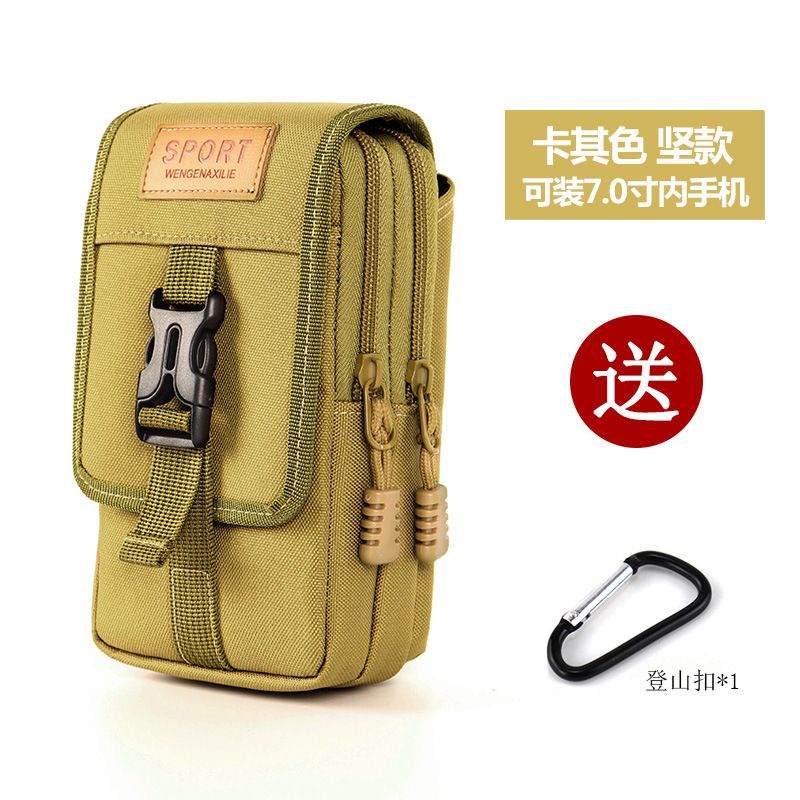 Molle Pouch Multipurpose Waist Bag Tactical Holster Waist Belt Pack Wallet Pouch Purse Phone Case Mobile Phone Case Pouch Waist Bag Nylon Multifunction Casual Men Waist Pack Male Small Bag
