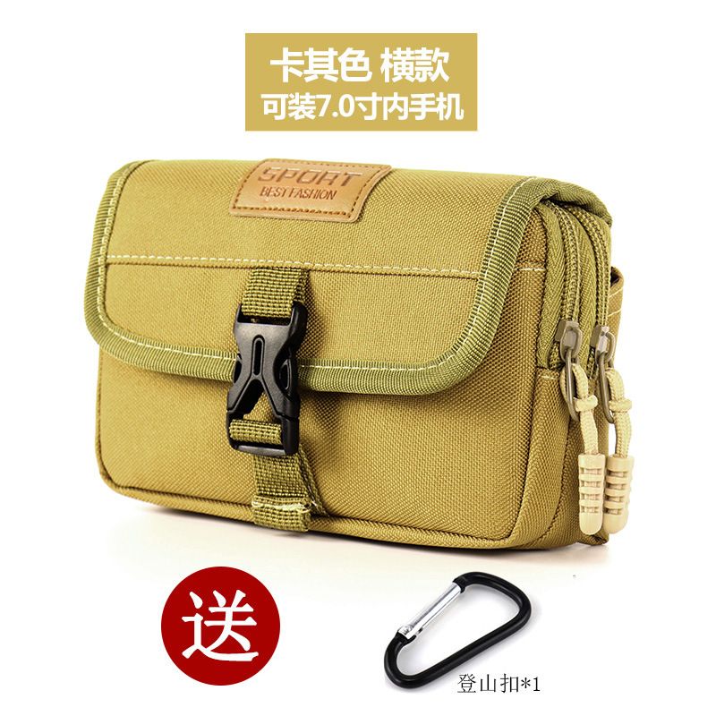 Molle Pouch Multipurpose Waist Bag Tactical Holster Waist Belt Pack Wallet Pouch Purse Phone Case Mobile Phone Case Pouch Waist Bag Nylon Multifunction Casual Men Waist Pack Male Small Bag