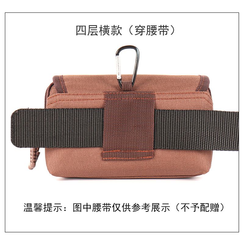 Molle Pouch Multipurpose Waist Bag Tactical Holster Waist Belt Pack Wallet Pouch Purse Phone Case Mobile Phone Case Pouch Waist Bag Nylon Multifunction Casual Men Waist Pack Male Small Bag