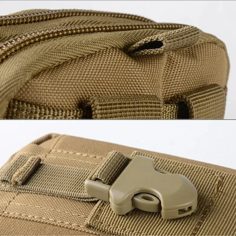 Molle Pouch Multipurpose Waist Bag Tactical Holster Waist Belt Pack Wallet Pouch Purse Phone Case Molle Pouch Belt Waist Pack Men Small Pocket Survival Tool Bag