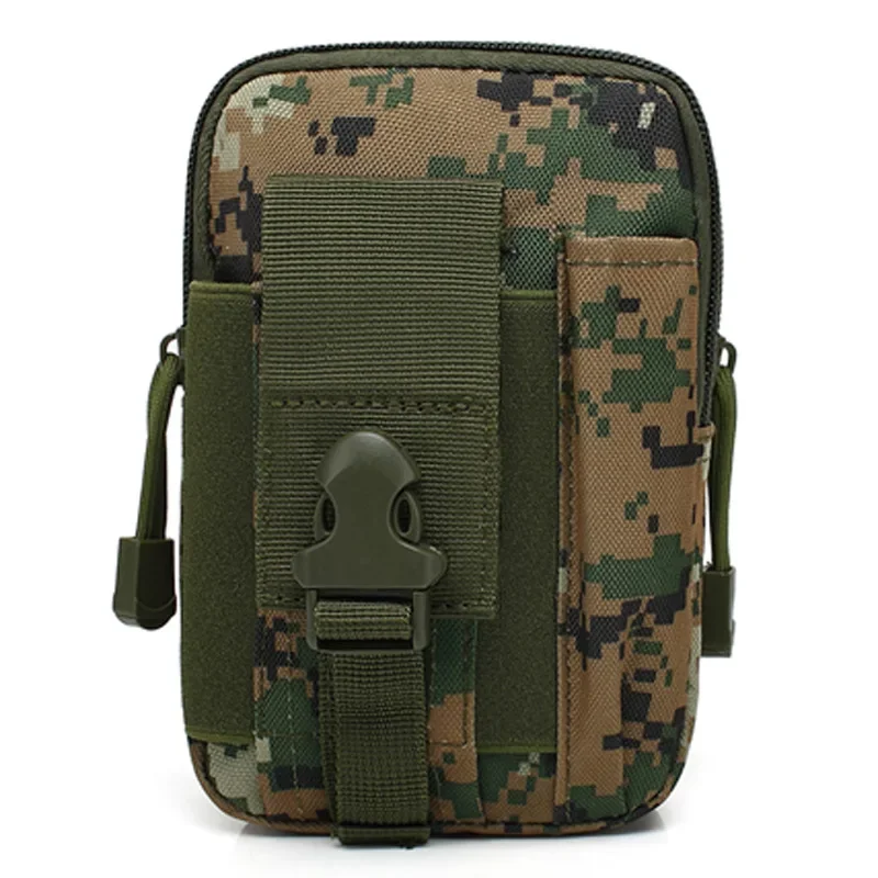 Molle Pouch Multipurpose Waist Bag Tactical Holster Waist Belt Pack Wallet Pouch Purse Phone Case Molle Pouch Belt Waist Pack Men Small Pocket Survival Tool Bag