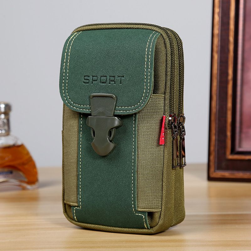 Man Belt Pouch Mobile Phone Bag for Men Phone Holster Bag Molle Waist Bag Pack Small Tactical Duty Belt Backpack Card Holder Molle Pouch Belt Waist Pack Men Small Pocket Survival Tool Bag for Running
