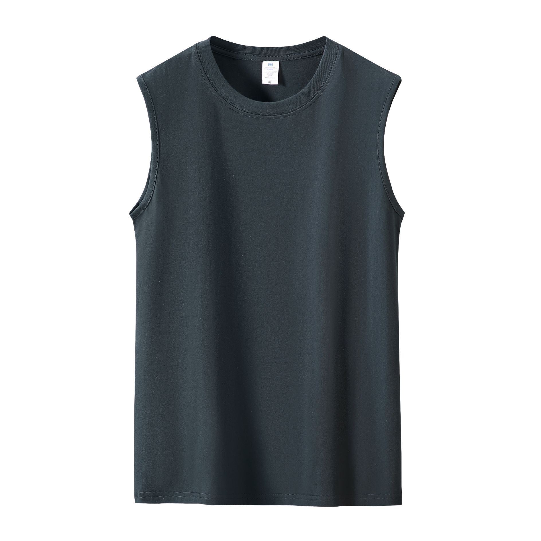 200g cotton vest, sleeveless tank top, student sports basketball T-shirt, men's loose sleeveless vest