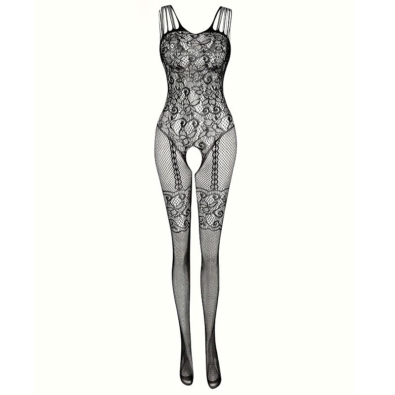 Crotchless Bodysuits Transparent Body Stocking For Sex Bold Body Suit Open Crotch Pantyhose Erotic Costumes Sexy Fishnet Lingerie  Off Shoulder Open Crotch Underwear Set Black Fishnet Women Erotic