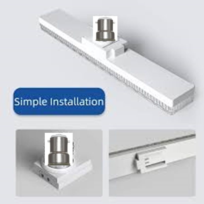 LED super bright B22 15W/20W/25W30W screw ceiling lamp household high power brightness long crystal Strip light -(ROTATES 360 DEGREES)
