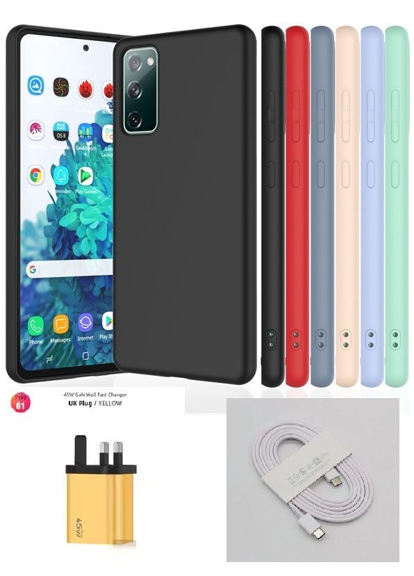 Samsung Galaxy S20, 256GB/ 128GB +8GB , 6.2'' AMOLED Display, 64MP+10MP ,Dual SIM ,4000mAh ,Unlocked ,Grade (A) + FREE 45W FAST CHARGER