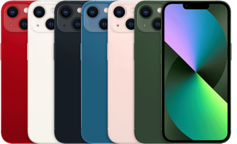 Apple iPhone 13  128GB, offers a 6.1-inch Super Retina XDR display, powerful A15 Bionic chip, dual 12MP cameras (wide & ultrawide) with Cinematic mode, 4GB RAM, 5G, and iOS