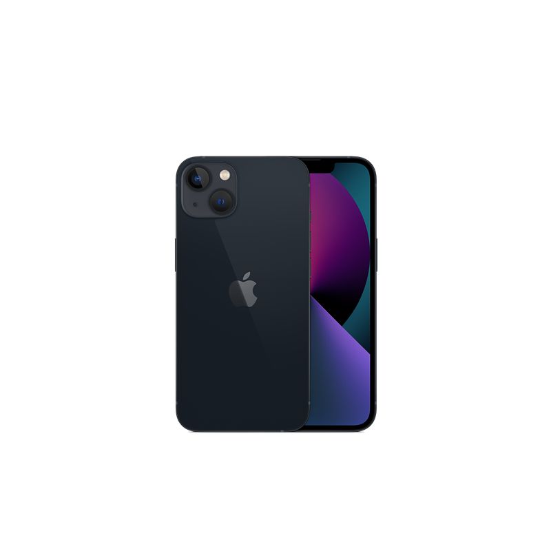 Apple iPhone 13  128GB, offers a 6.1-inch Super Retina XDR display, powerful A15 Bionic chip, dual 12MP cameras (wide & ultrawide) with Cinematic mode, 4GB RAM, 5G, and iOS