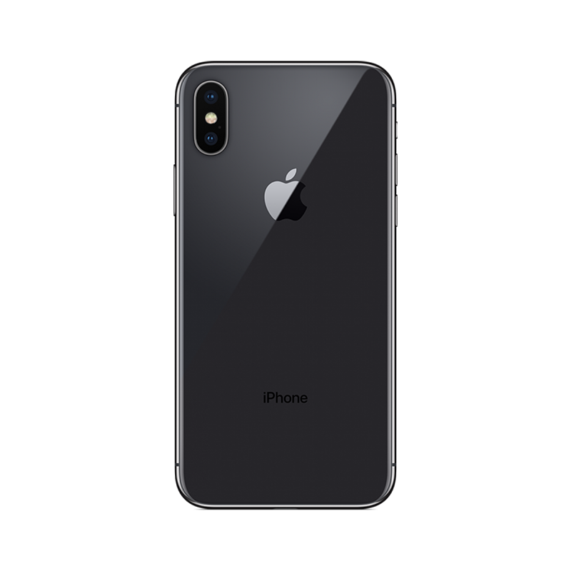 Apple iPhone X 256GB,a landmark phone with an all-screen OLED display, Face ID, A11 Bionic chip, and dual 12MP cameras, replacing the home button for a futuristic design
