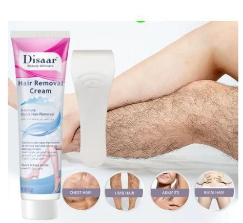 Disaar Hair Removing Cream, Unisex For Pubic Hair, Underarms, Private Parts, Sensitive Skin-Suitable For All Skin Types