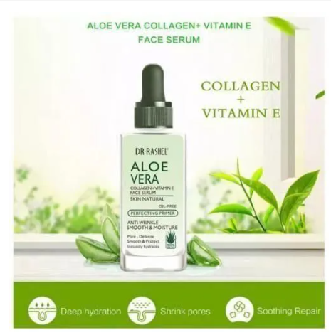 DR RASHEL Aloe Vera AloeVera Collagen Vitamin E Face Serum - 50 Ml