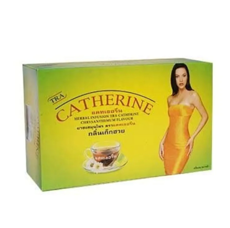 SLIMMING TEA Catherine Tea Chrysanthemum Herbal Weightloss - 32 Bags Green