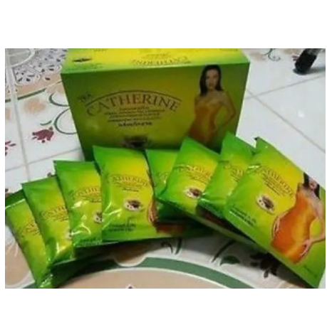 SLIMMING TEA Catherine Tea Chrysanthemum Herbal Weightloss - 32 Bags Green