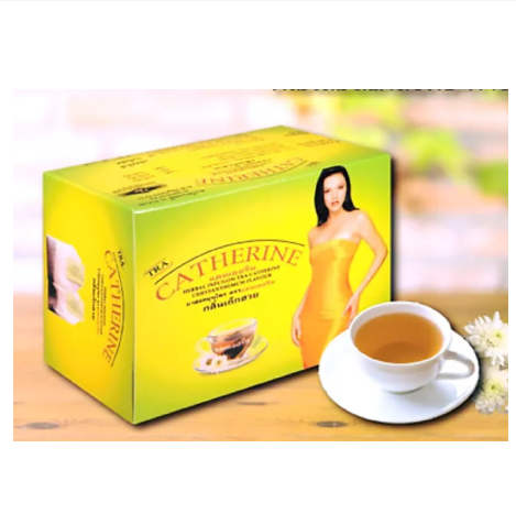 SLIMMING TEA Catherine Tea Chrysanthemum Herbal Weightloss - 32 Bags Green