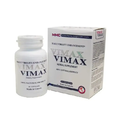VIMAX HERBAL SUPPLEMENTS, 100% NATURAL PRODUCT. MALE VIRILITY ENHANCEMENT 60 CAPSULES