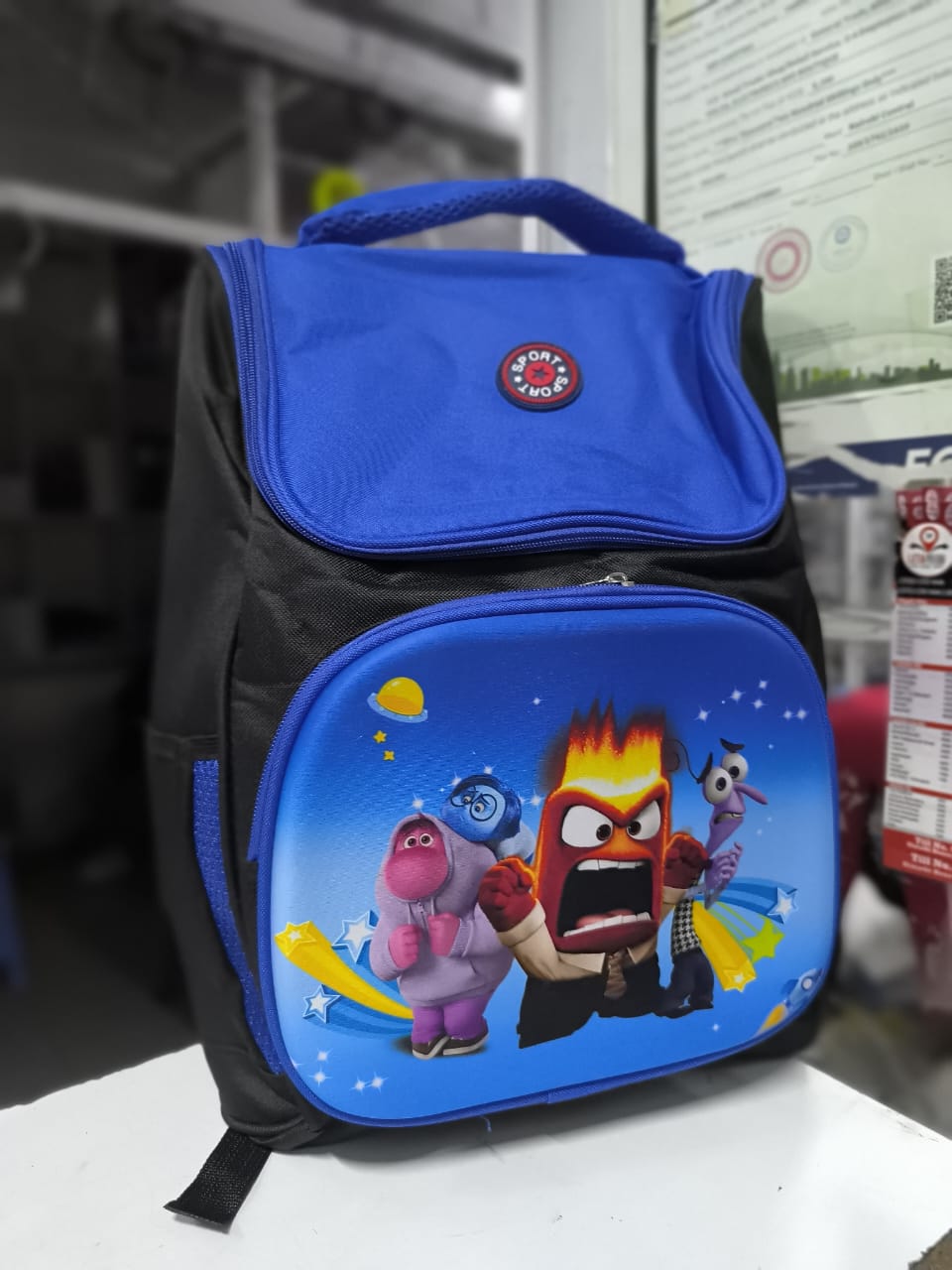 Boys SchoolBags(GRADE 2-GRADE 6) 3 in1 Cartoon theme School Backpack▪️: Back pack▪️ Material: Oxford 29▪️ Contains:big school bag, pencil pouch, Insulated lunch bag🔥🔥🔥👌▪️ Size:  40cm x 30cm x 16cm