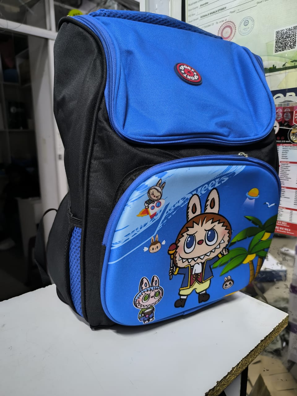 Boys SchoolBags(GRADE 2-GRADE 6) 3 in1 Cartoon theme School Backpack▪️: Back pack▪️ Material: Oxford 29▪️ Contains:big school bag, pencil pouch, Insulated lunch bag🔥🔥🔥👌▪️ Size:  40cm x 30cm x 16cm