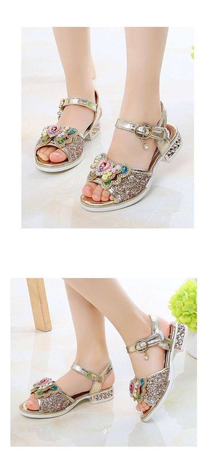 Princess Children Girls Fancy Sandals Shiny Flats Soft Bottom Open Toe Shoes Girls Dress Performance Princess Sandals 2021 New
No reviews yet