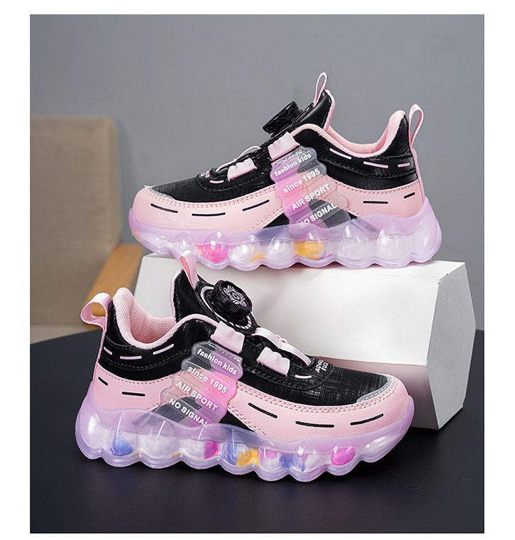 2024 new fashion Children shoes breathable sneakers kids button shoes casual shoes