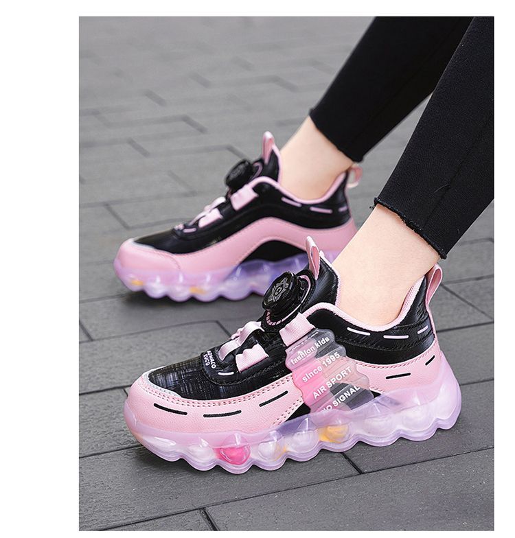2024 new fashion Children shoes breathable sneakers kids button shoes casual shoes