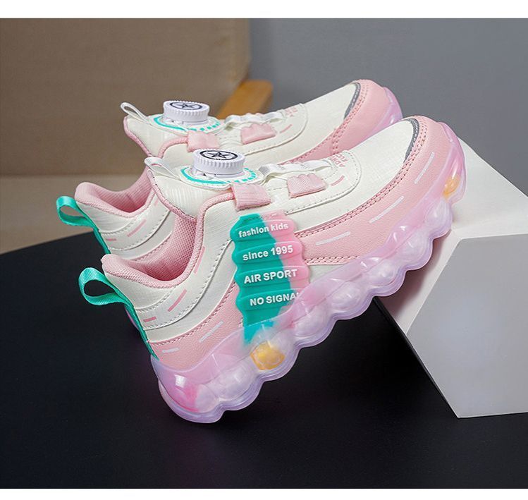 2024 new fashion Children shoes breathable sneakers kids button shoes casual shoes