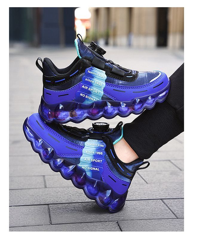 2024 new fashion Children shoes breathable sneakers kids button shoes casual shoes