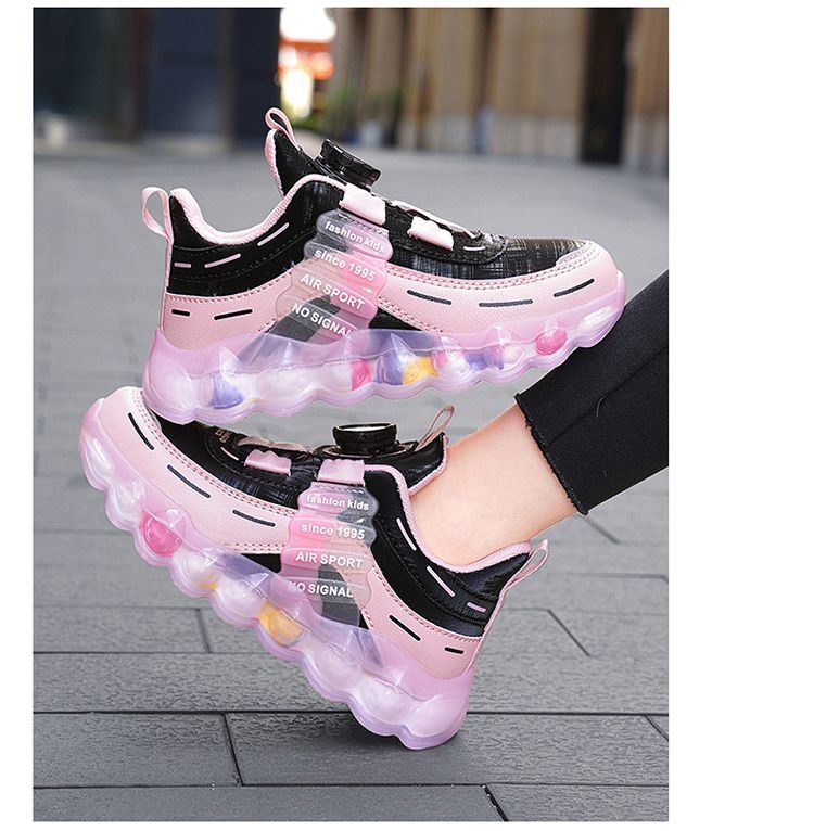 2024 new fashion Children shoes breathable sneakers kids button shoes casual shoes