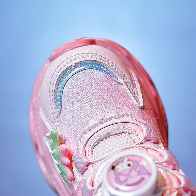 Wholesale Of High-Quality Female Children's Ball Shoelaces With Flashing Lights unisex Kid Shoes 2024