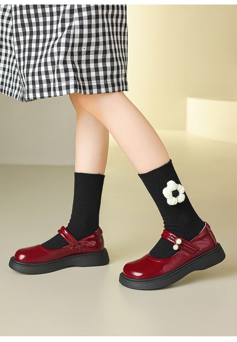 Girls Princess shoes summer light breathable small pearl pendant Mary Jane single shoes wholesale