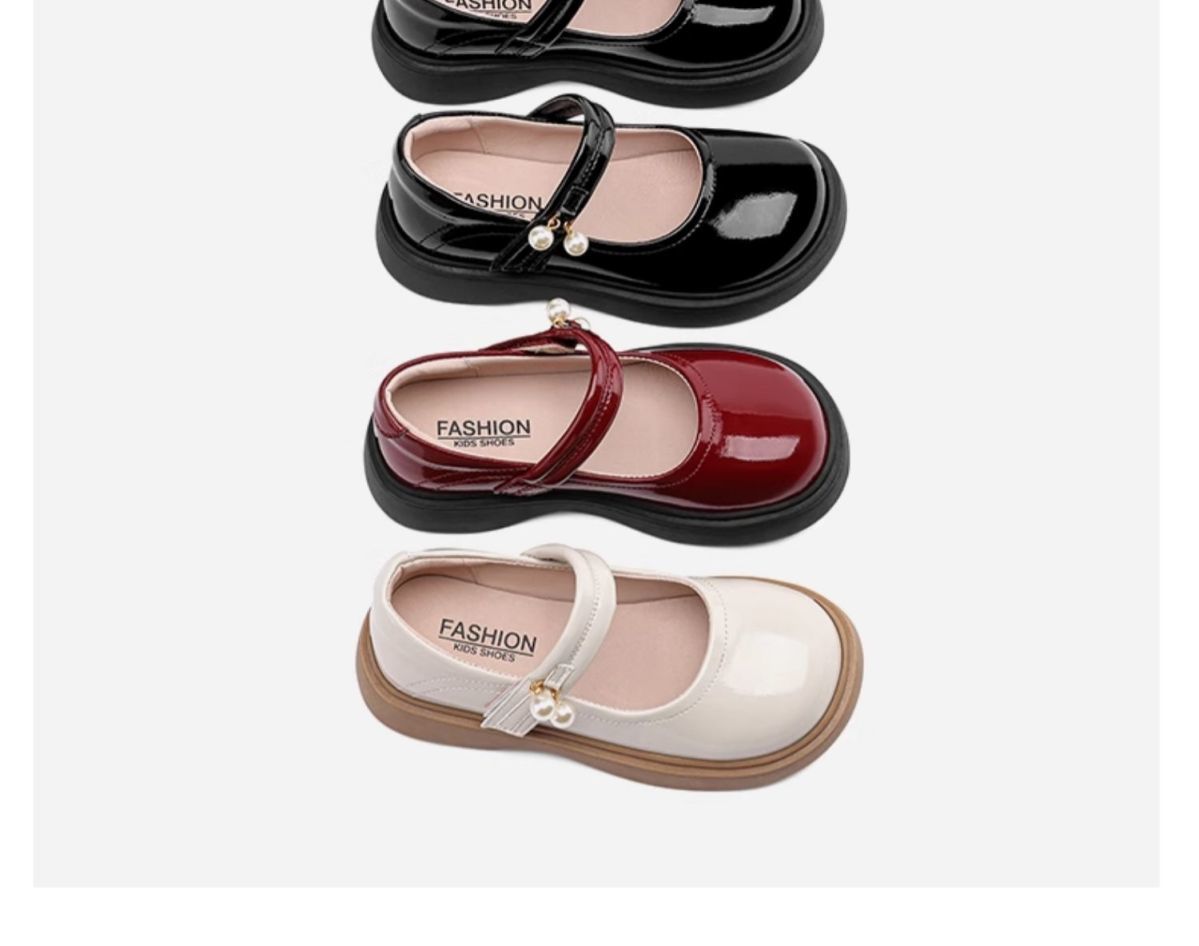 Girls Princess shoes summer light breathable small pearl pendant Mary Jane single shoes wholesale