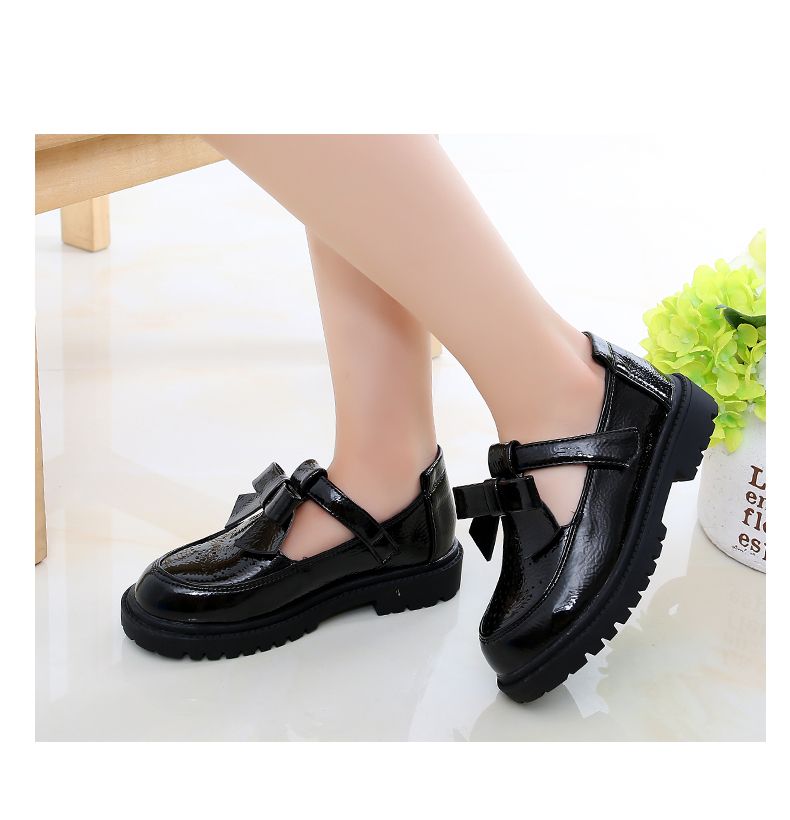 Factory New Arrival Girl Mary Jane Shoes Girl Flat School Shoes girls dress black shoes