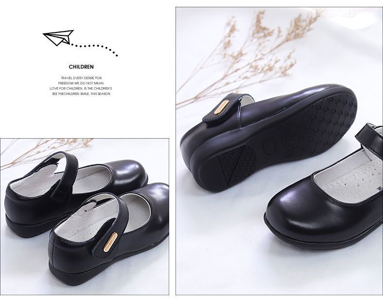 XS88001 Itec leather uniform mary jane genuine leather kid footwear children leather shoe girl school shoes for girls with bow