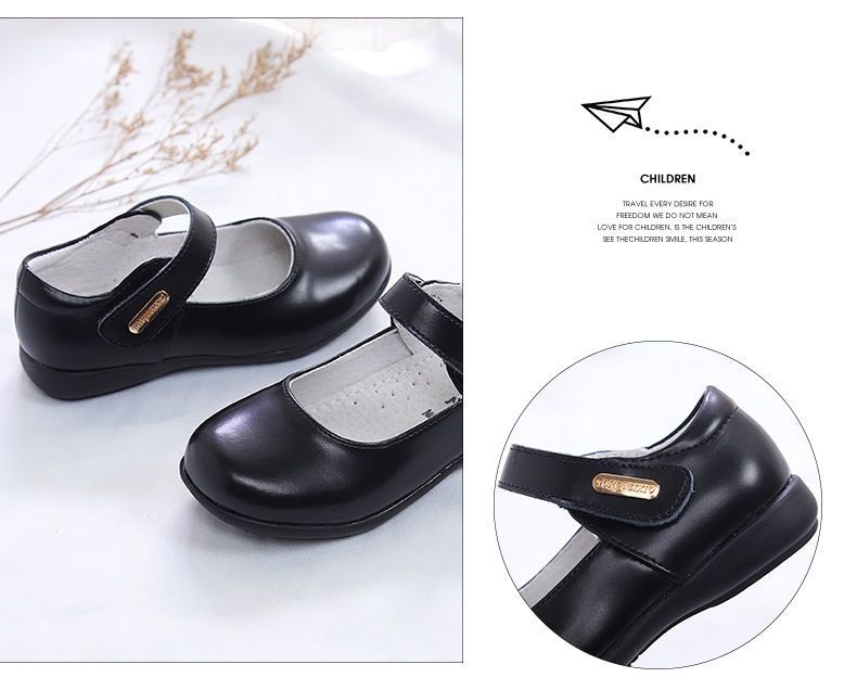 XS88001 Itec leather uniform mary jane genuine leather kid footwear children leather shoe girl school shoes for girls with bow