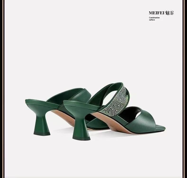 New arrival fashion sexy solid color hollow out stiletto high heels outdoor temperament plus size party sandals women pumps